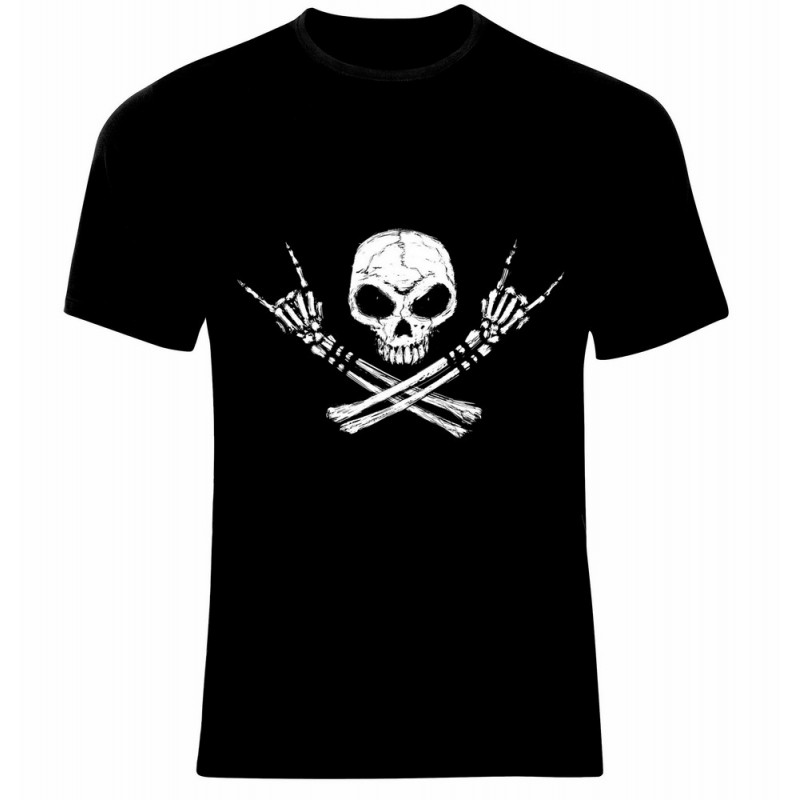 Тениска с Череп - Heavy Metal Skull - 500095